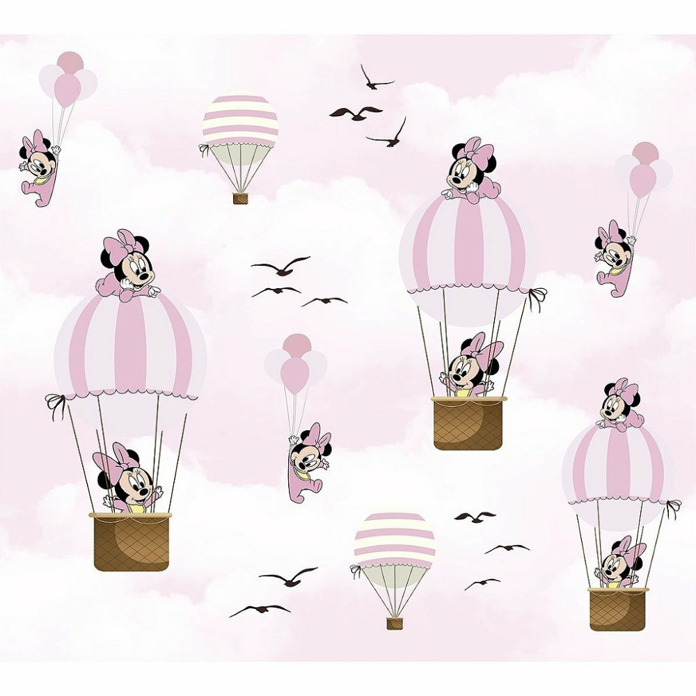 Papel de Parede Personalizado Minnie Mouse