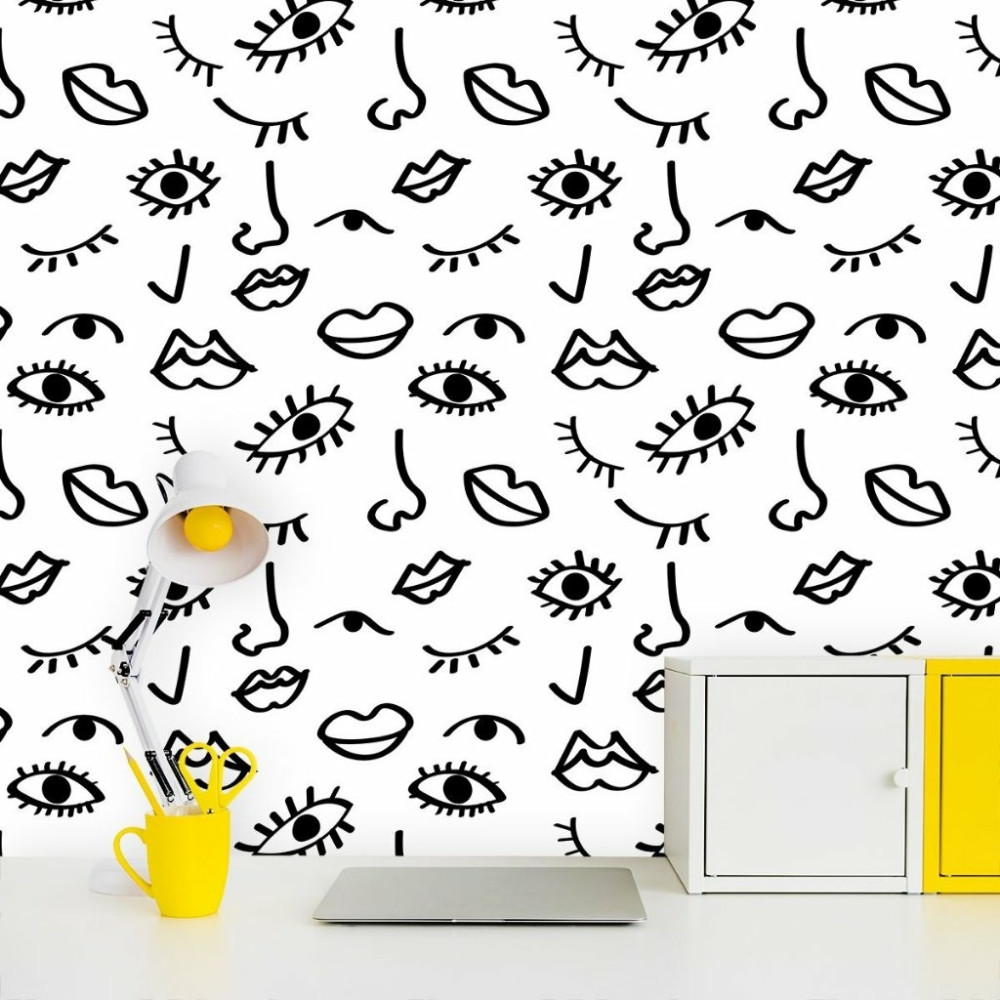 Papel De Parede Personalizado Faces Papel De Parede Personalizado Faces