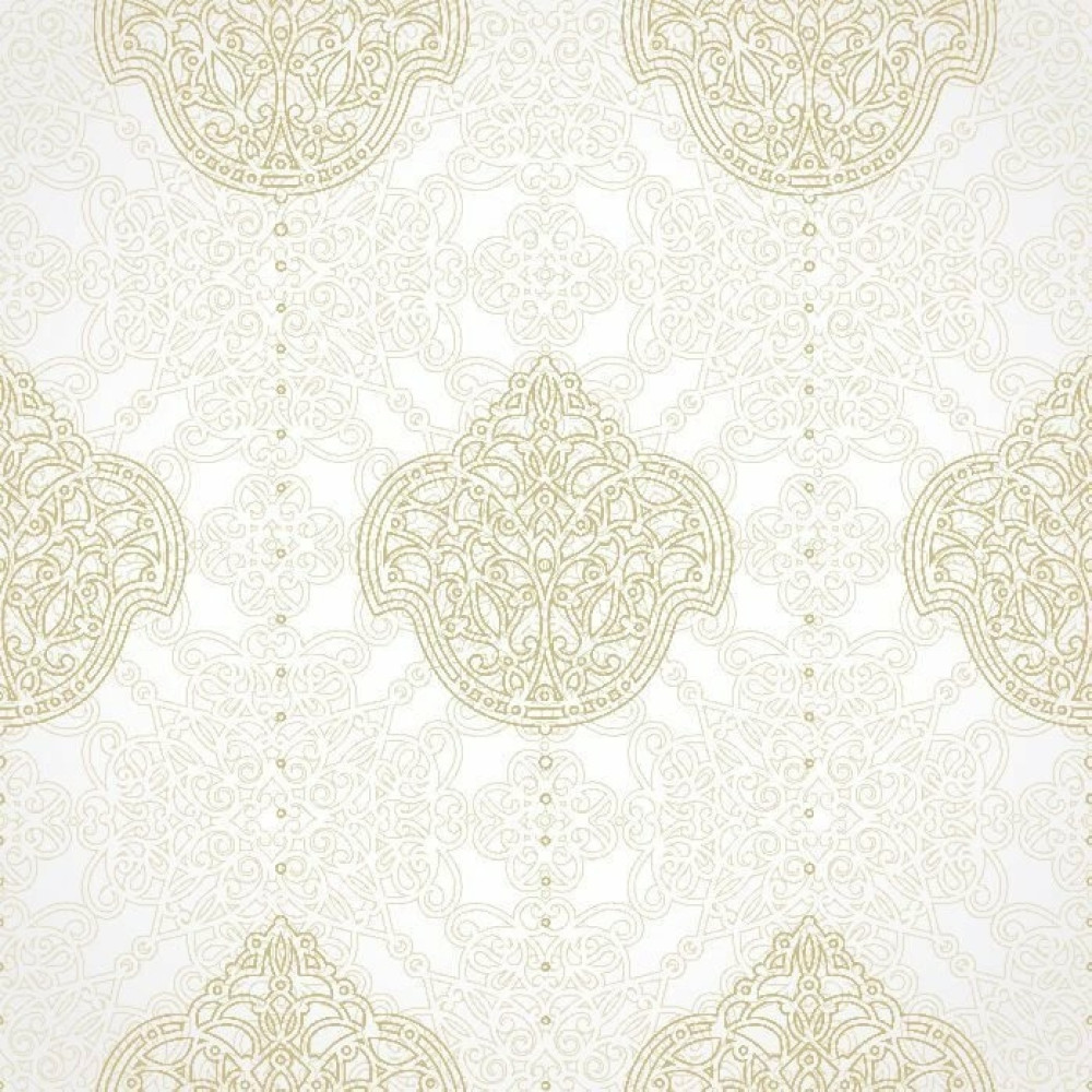 Papel de Parede Arabesco Dourado