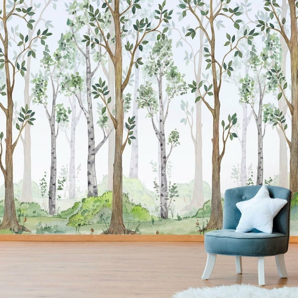 Papel de Parede Personalizado Floresta Baby