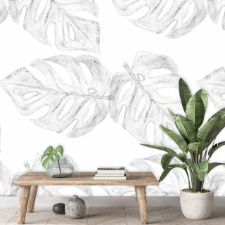 Papel De Parede Personalizado Costela De Adão Aquarela