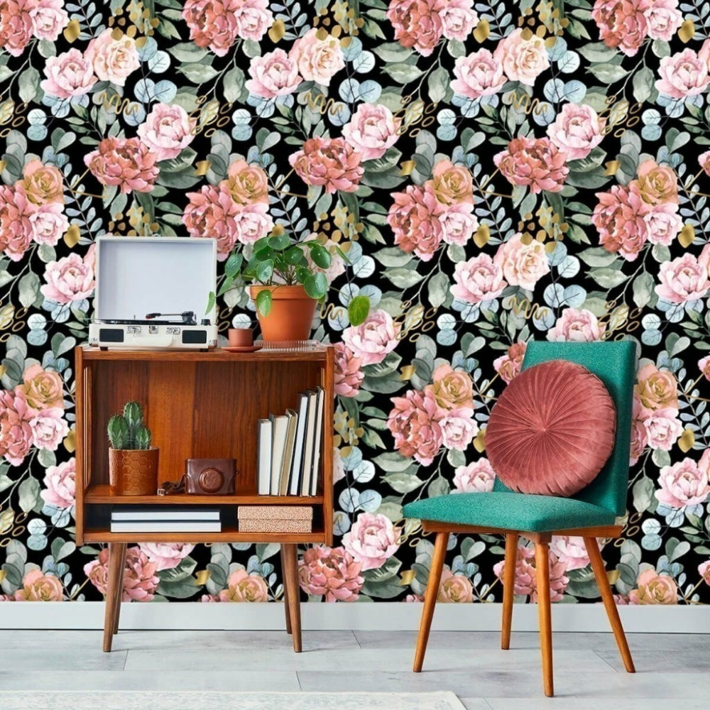 Papel De Parede Personalizado Flowers