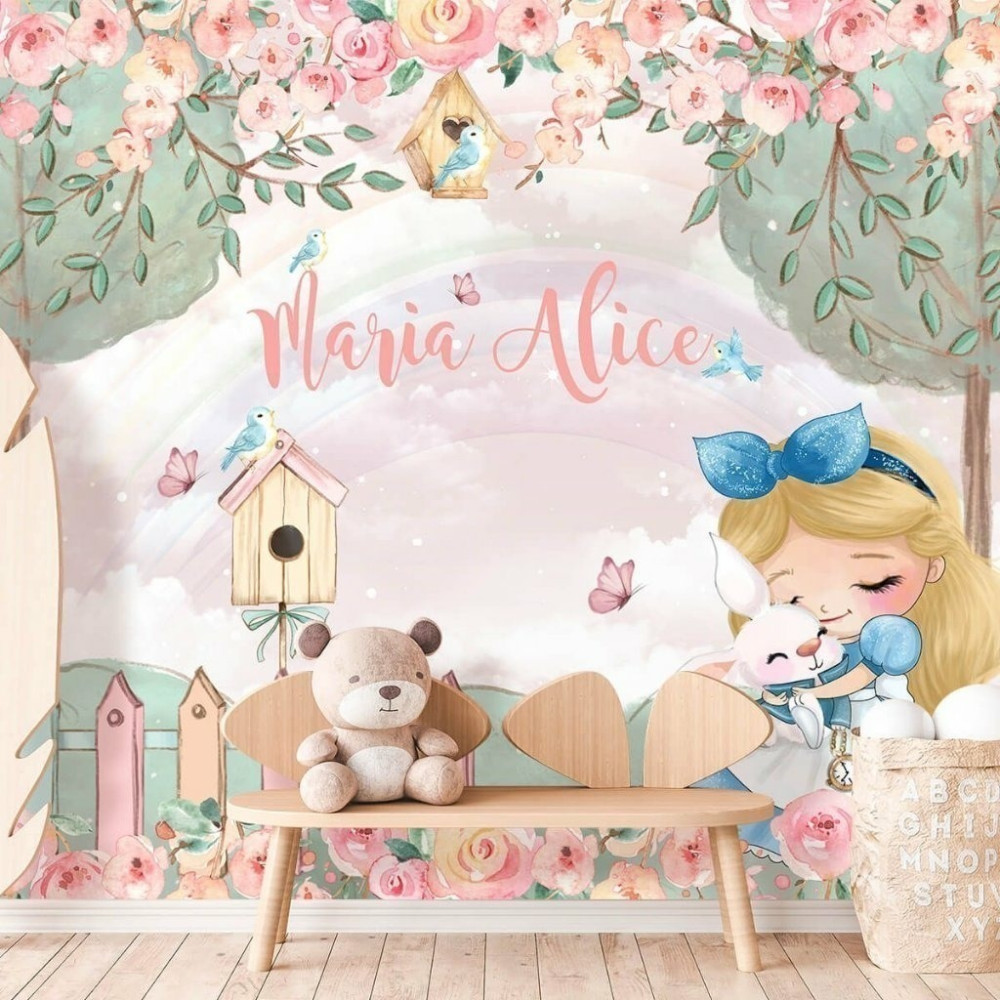 Papel De Parede Personalizado Jardim Da Alice Papel De Parede Personalizado Jardim Da Alice