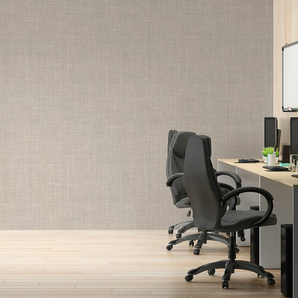 Papel de Parede Tecido Linho Bege Areia Papel de Parede Tecido Linho Bege Areia