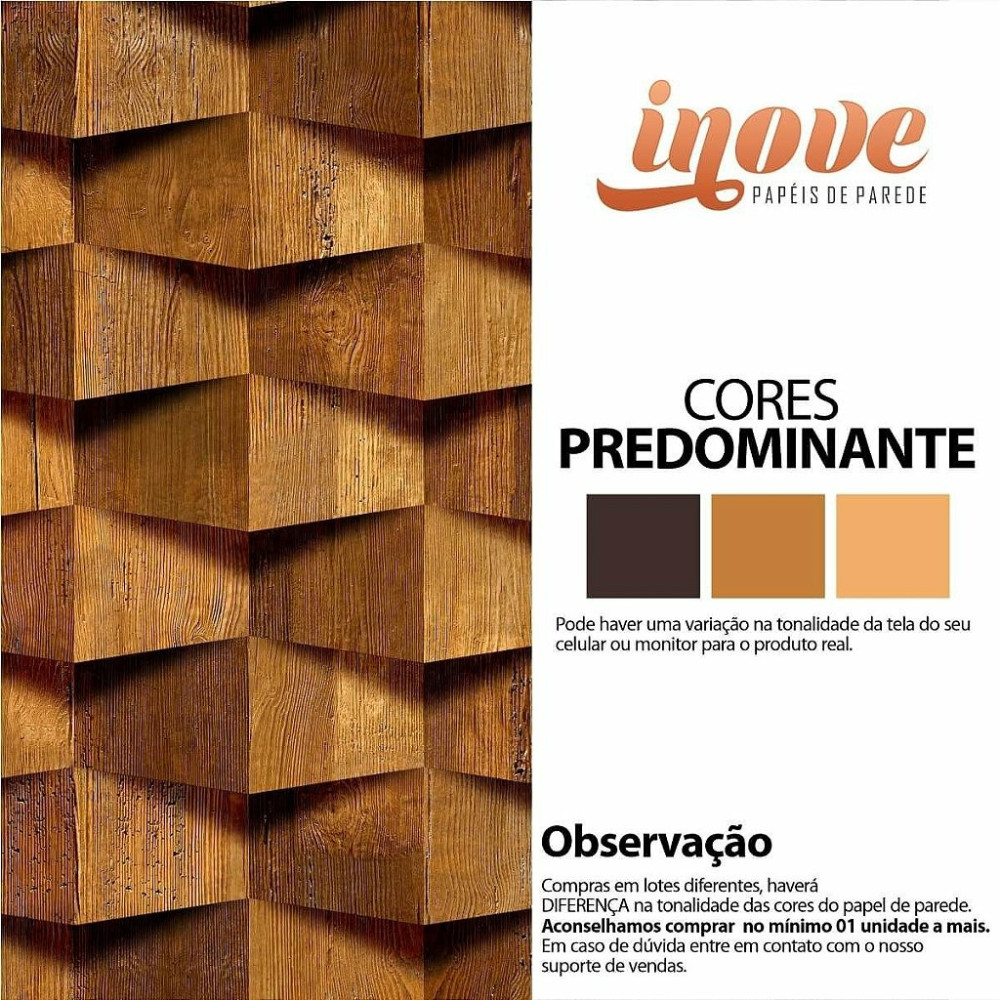 Papel de Parede Madeira Casqueado