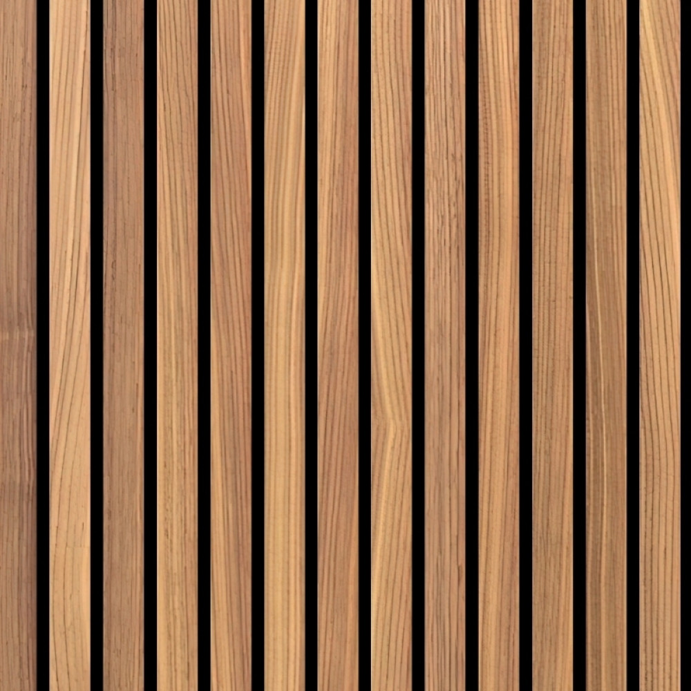 Papel de Parede Madeira Ripada Avelã