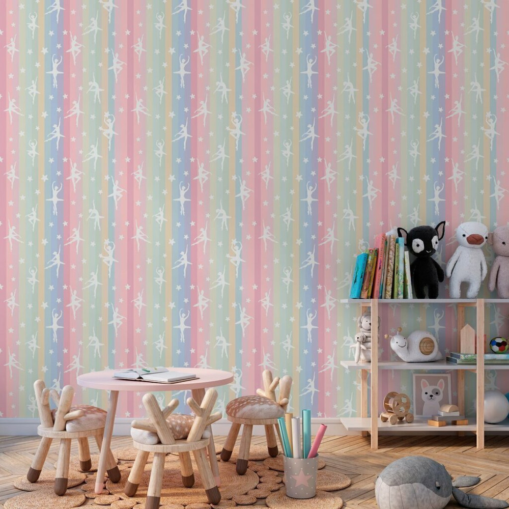 Papel de Parede Personalizado Bailarinas Mágicas