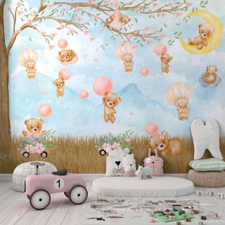 Papel De Parede Personalizado Ursinhos Fofos
