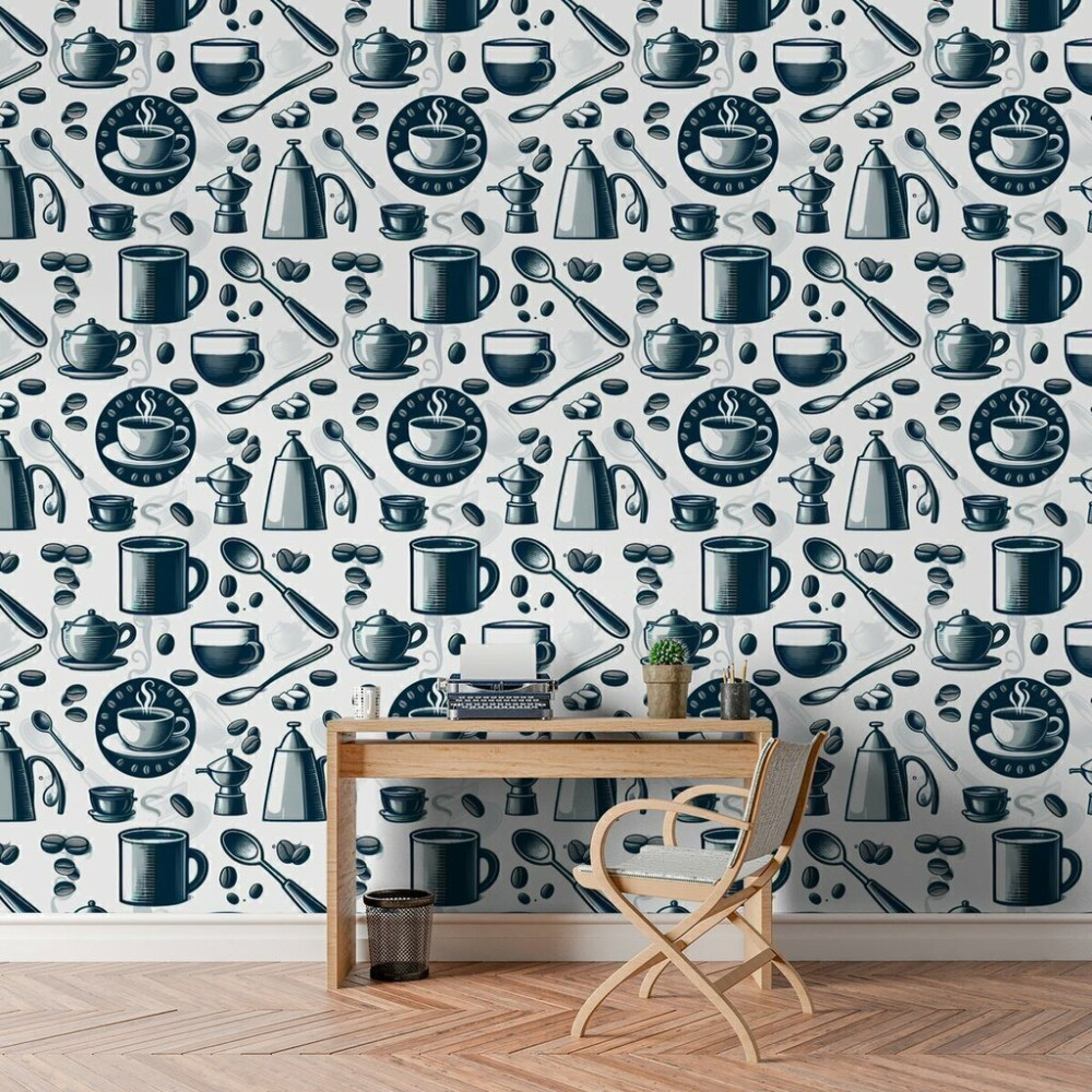 Papel de Parede Personalizado Café Expresso
