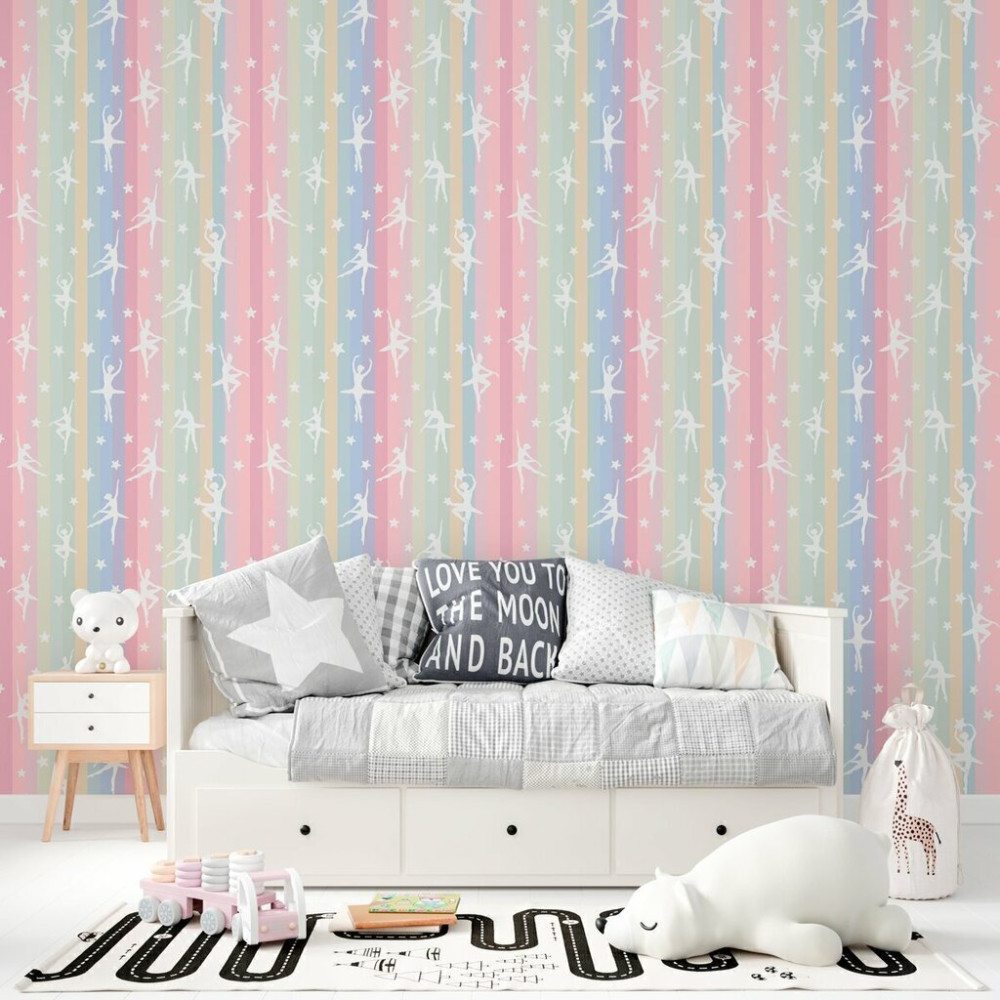 Papel de Parede Personalizado Bailarinas Mágicas