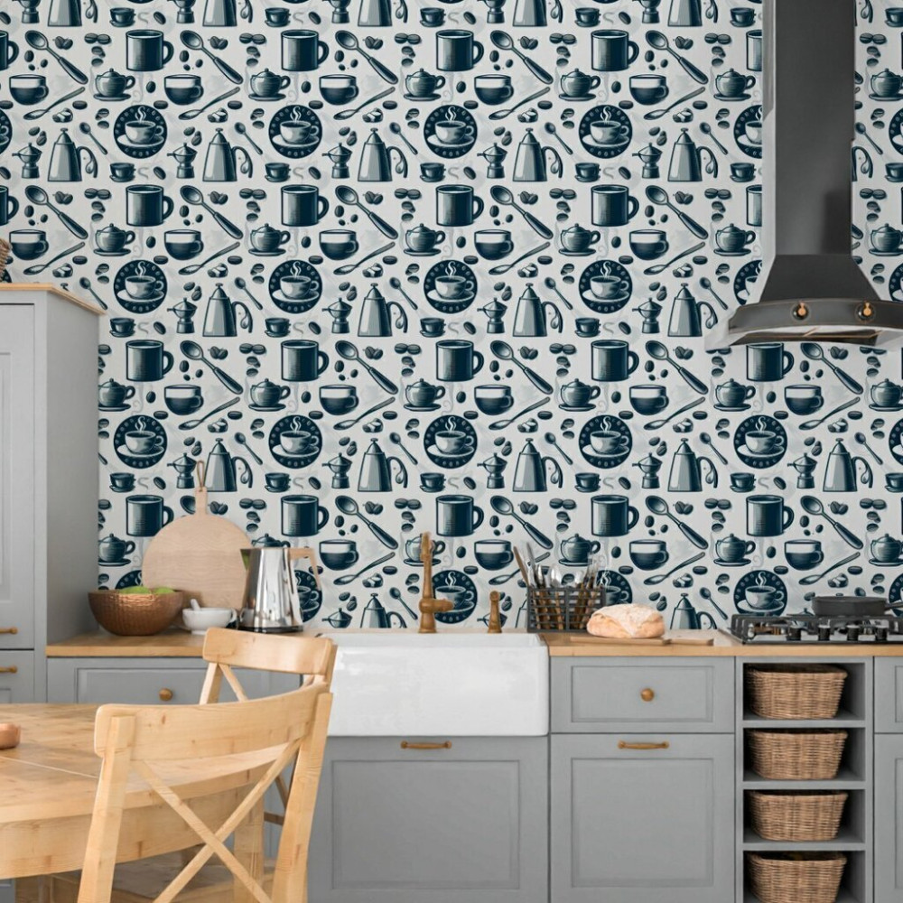 Papel de Parede Personalizado Café Expresso