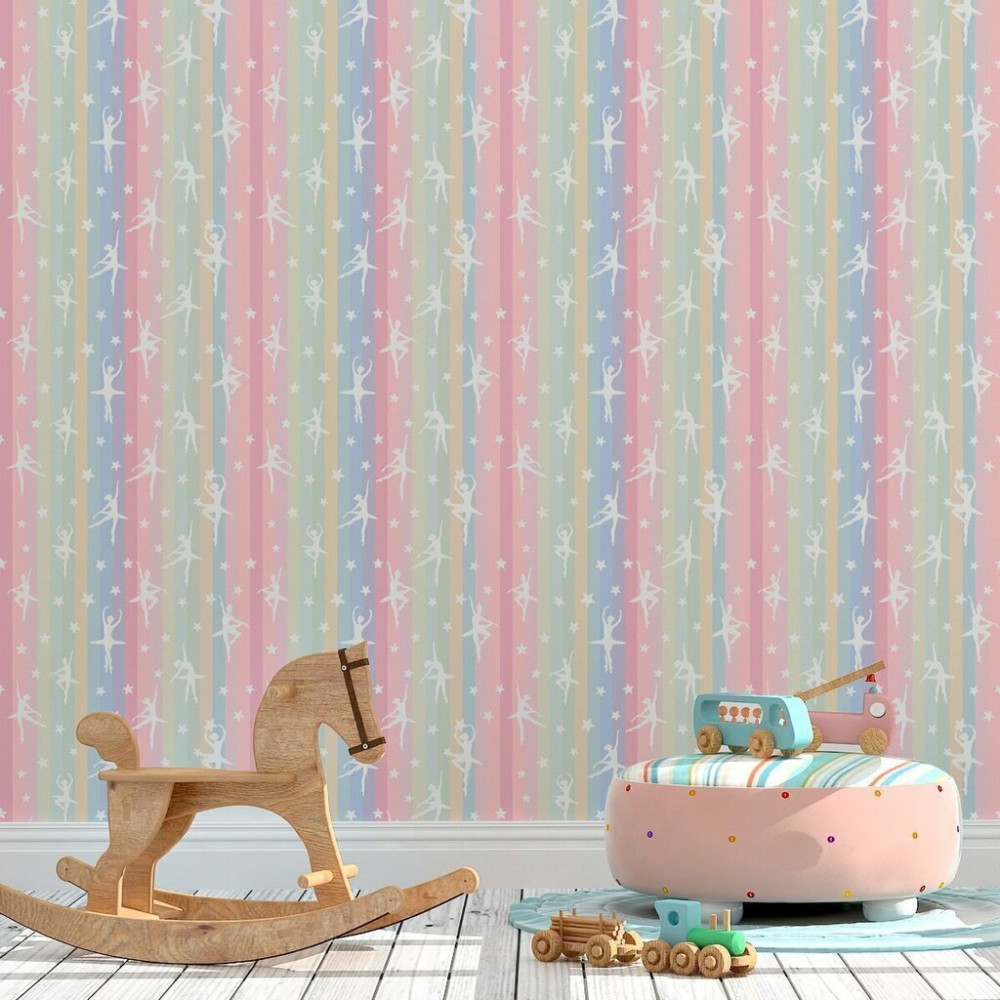 Papel de Parede Personalizado Bailarinas Mágicas