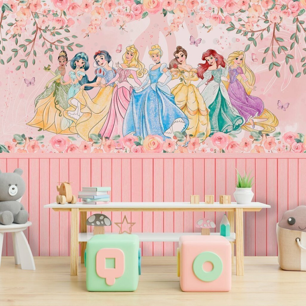 Papel de Parede Personalizado Floral Baile das Princesas Papel de Parede Personalizado Floral Baile das Princesas