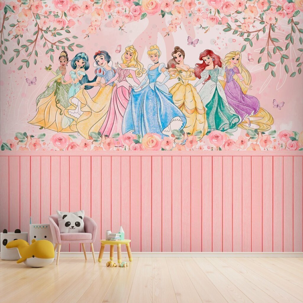 Papel de Parede Personalizado Floral Baile das Princesas Papel de Parede Personalizado Floral Baile das Princesas
