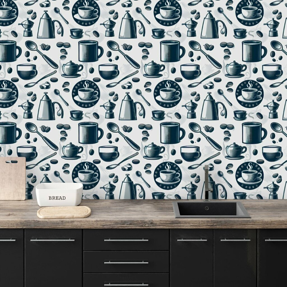 Papel de Parede Personalizado Café Expresso