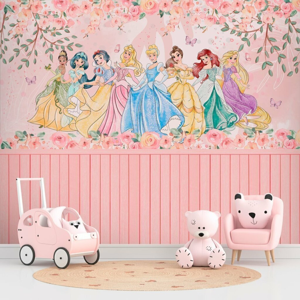 Papel de Parede Personalizado Floral Baile das Princesas Papel de Parede Personalizado Floral Baile das Princesas