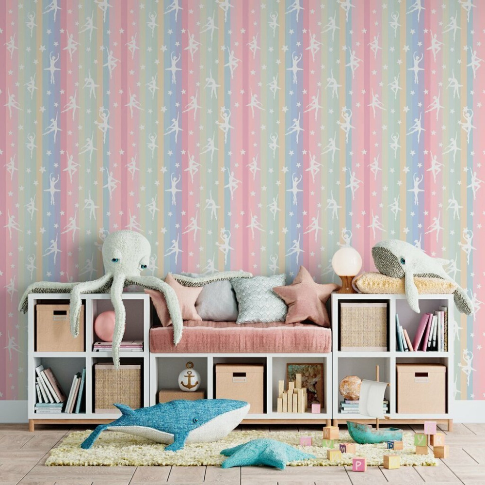 Papel de Parede Personalizado Bailarinas Mágicas