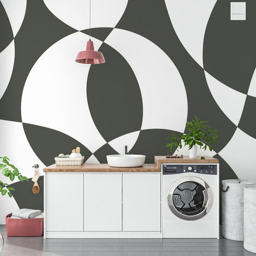 Papel de Parede Personalizado Círculos Abstratos Papel de Parede Personalizado Círculos Abstratos