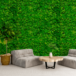 Papel de Parede Personalizado Folhas Naturais Pequenas