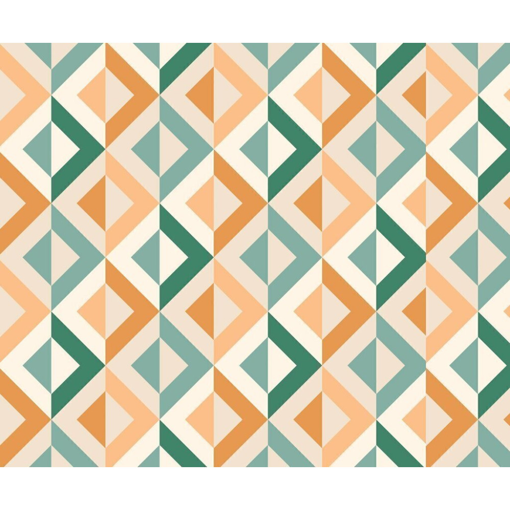Papel de Parede Personalizado Triângulos Coloridos