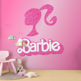 Papel De Parede Personalizado Glow da Barbie