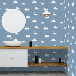 Papel de Parede Personalizado Cisne