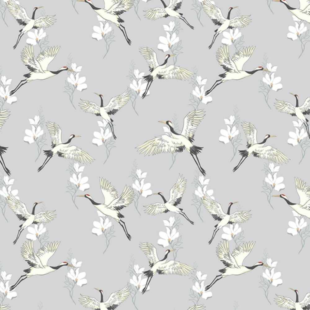 Papel de Parede Personalizado Passáros Cranes