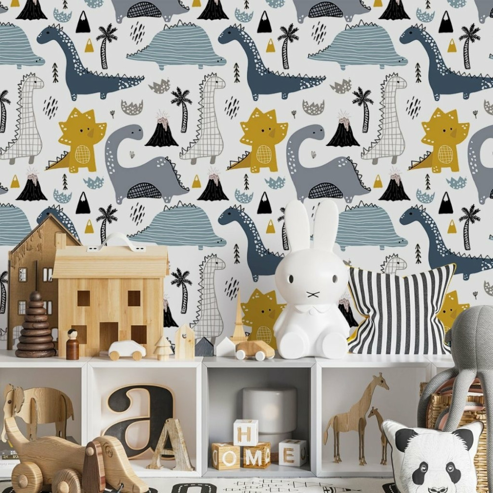 Papel de Parede Baby Dinos Papel de Parede Baby Dinos