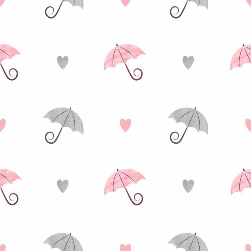 Papel de Parede Infantil Guarda Chuvas