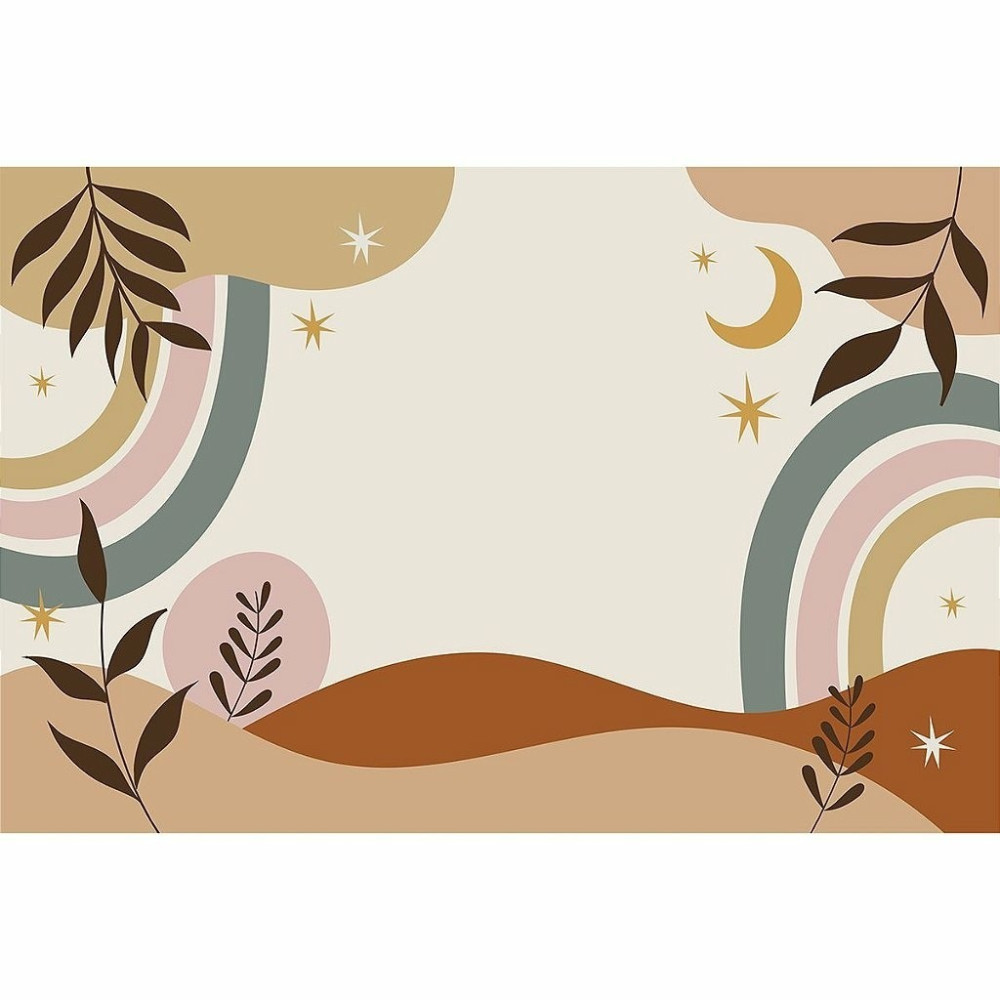 Papel de Parede Personalizado Boho Chic Abstrato