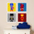 Kit de Placas Decorativas Super Heróis