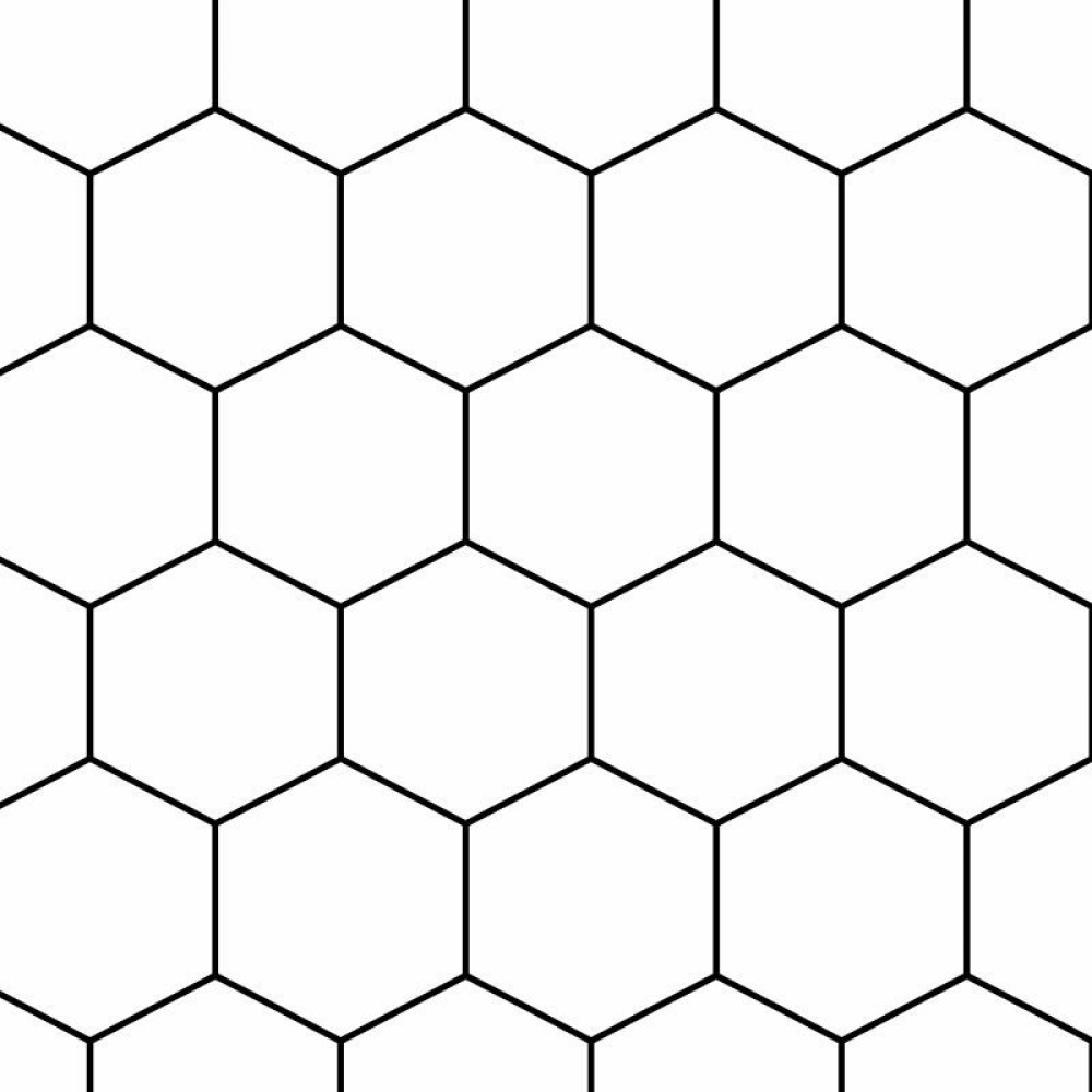 Papel de Parede Geométrico Hexágono Muniz