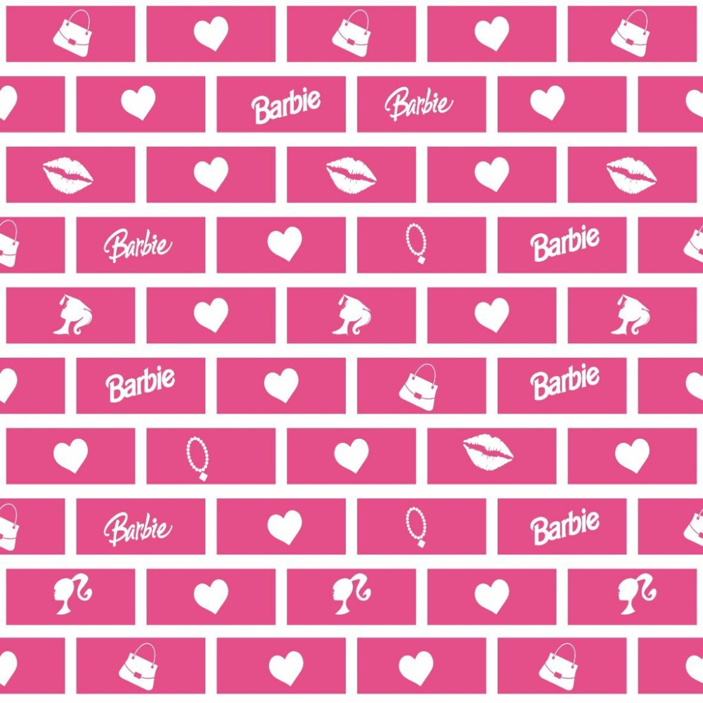 Papel de Parede Teen Glamour Barbie