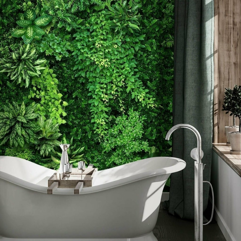 Papel de Parede Personalizado Jardim Vertical Comigo-Ninguém-Pode Papel de Parede Personalizado Jardim Vertical Comigo-Ninguém-Pode