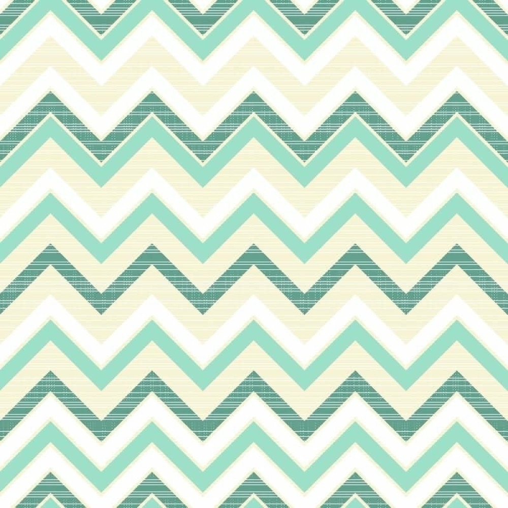 Papel de Parede Chevron em Tons de Bege e Verde