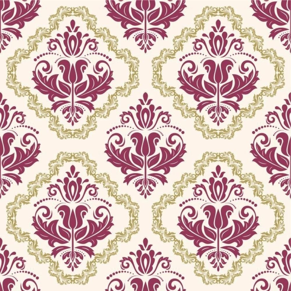 Papel de Parede Arabesco Glamour