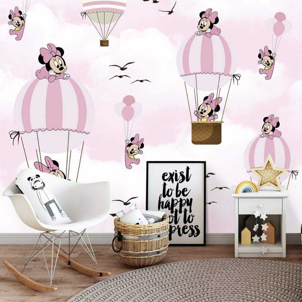 Papel de Parede Personalizado Minnie Mouse