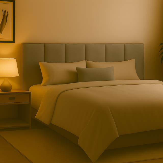 Cabeceira De Cama Modular Estofada Corino