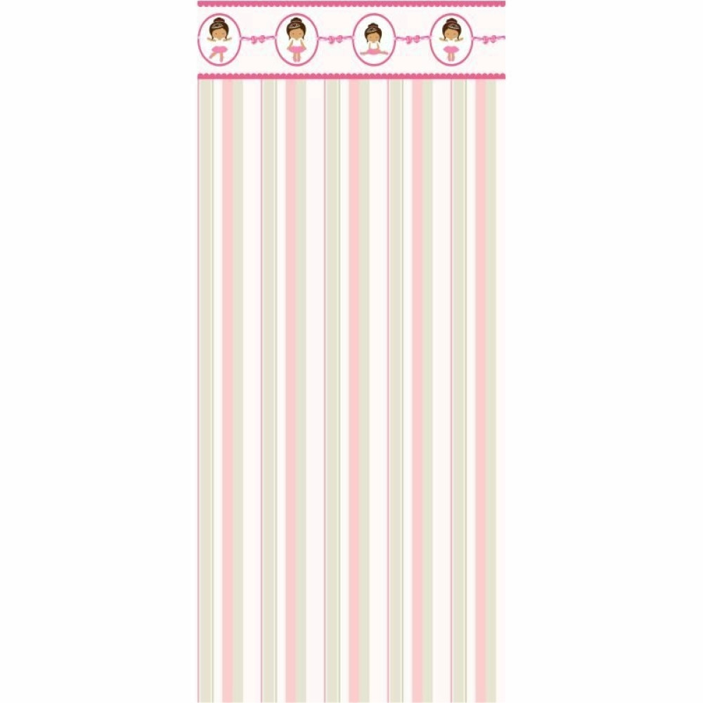 Papel de Parede Infantil Meia Parede Bailarina