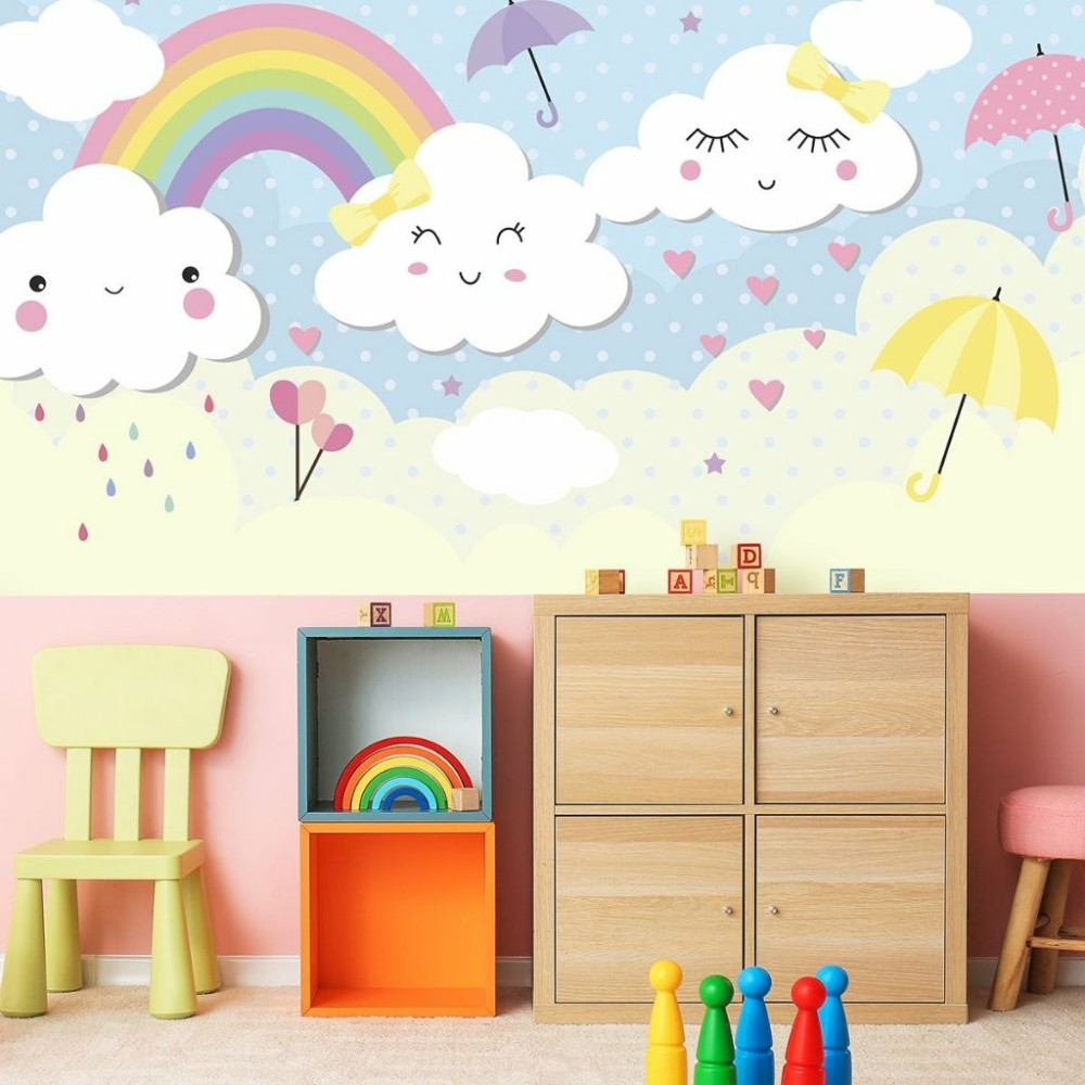 Papel de Parede Personalizado Chuva de Amor Papel de Parede Personalizado Chuva de Amor