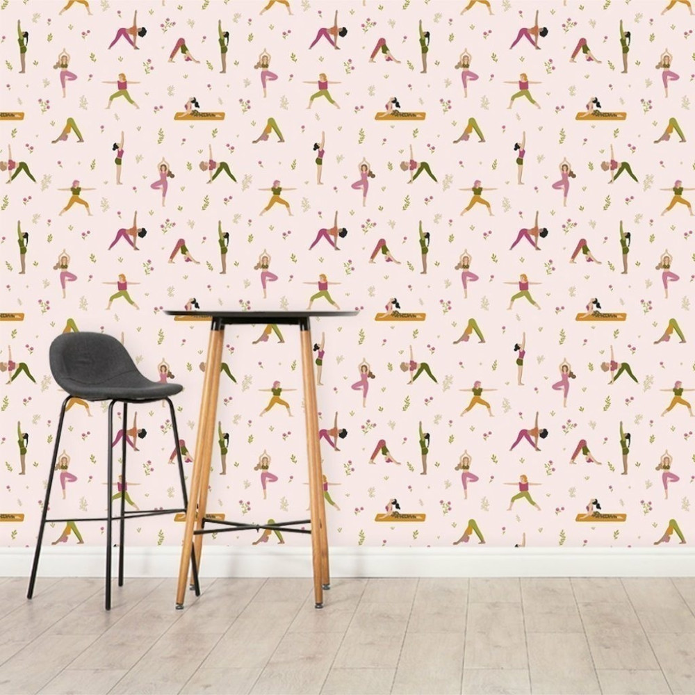 Papel De Parede Personalizado Yoga