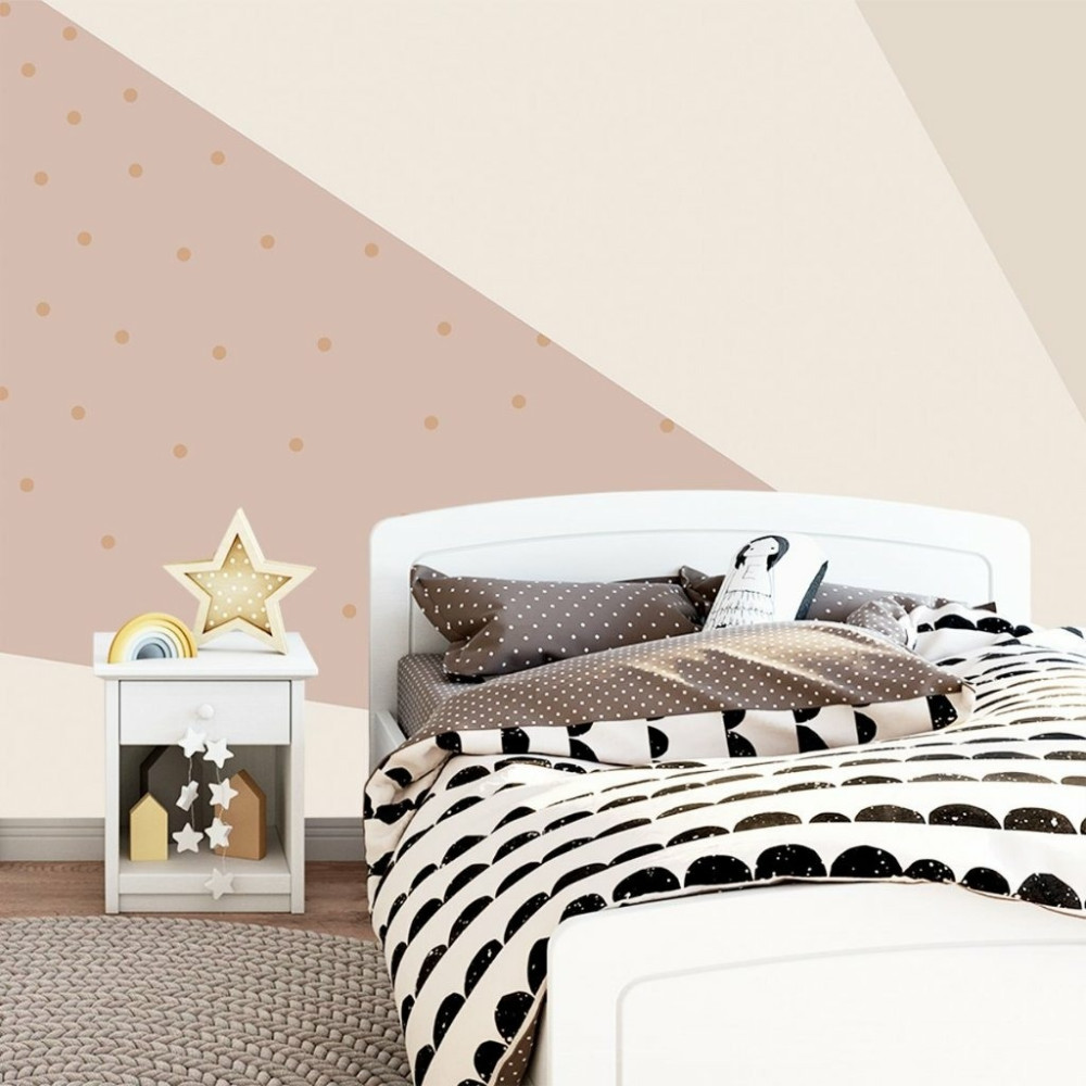 Papel De Parede Personalizado Abstrato Com Póa Rosa