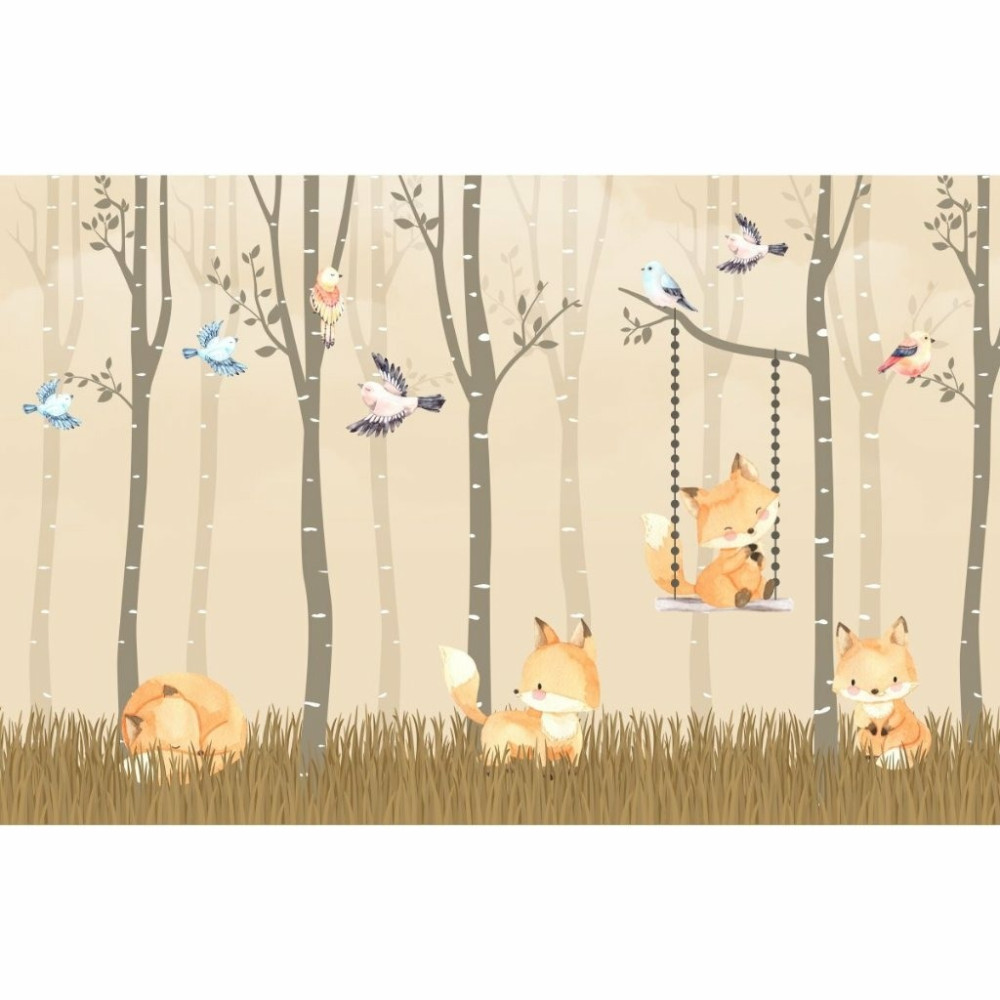 Papel de Parede Personalizado Floresta Encantada