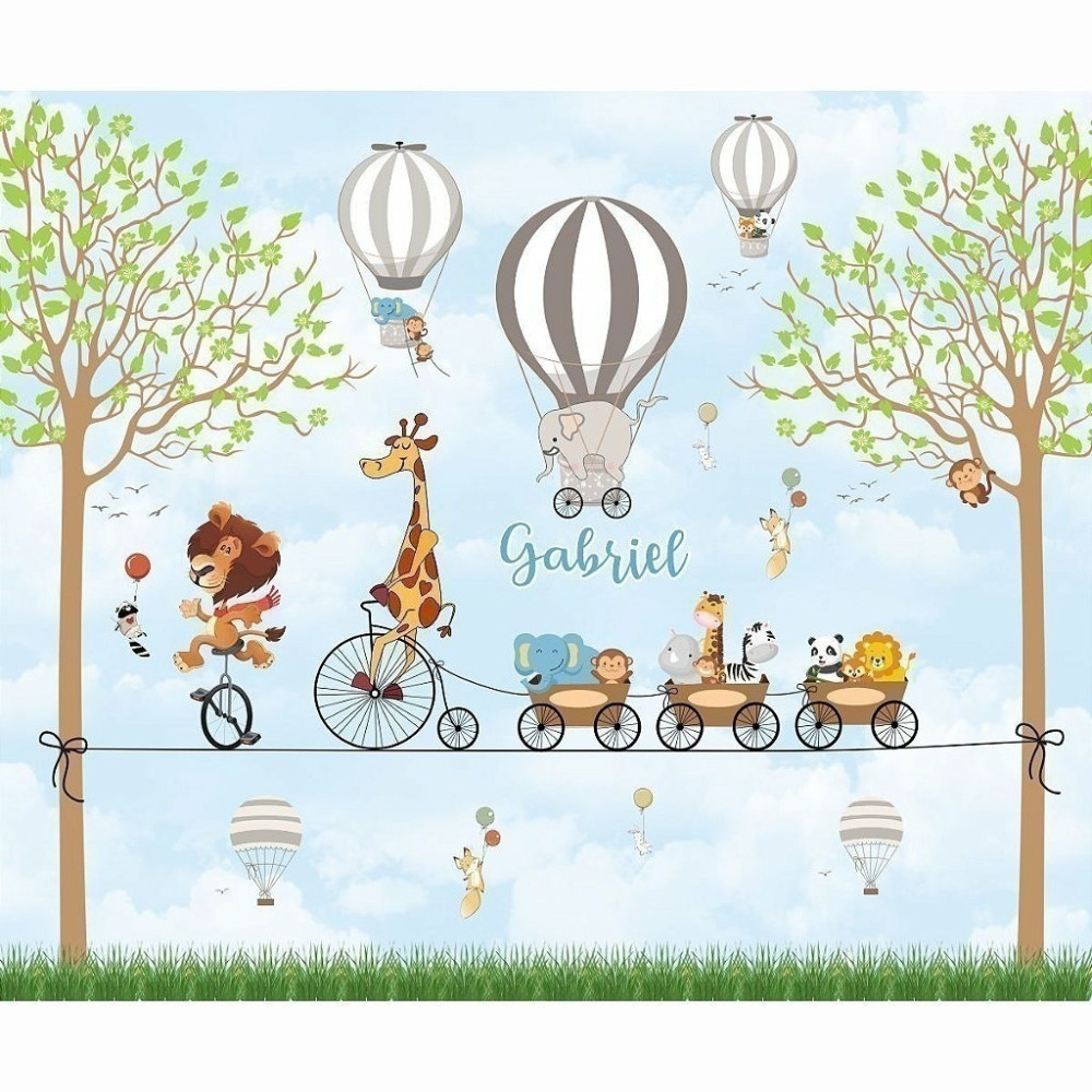 Papel De Parede Personalizado Passeio Divertido