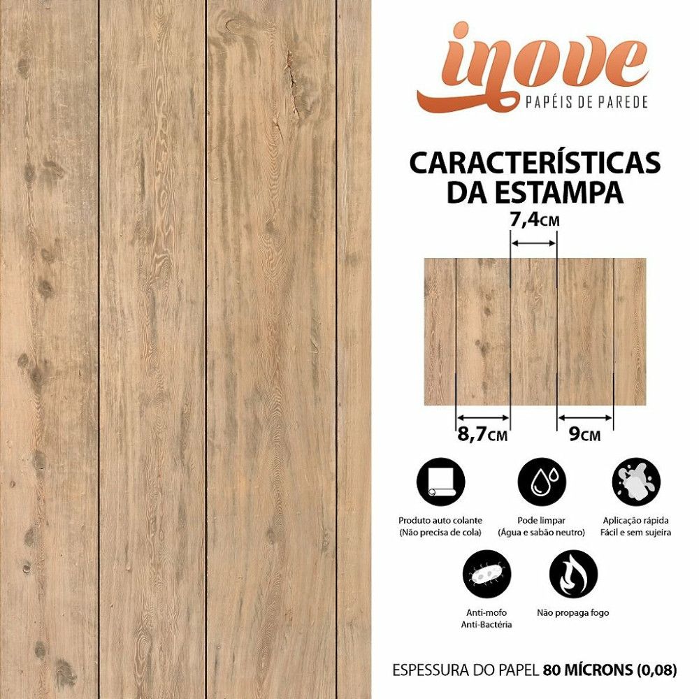 Papel de Parede Madeira Ripada Cais Papel de Parede Madeira Ripada Cais