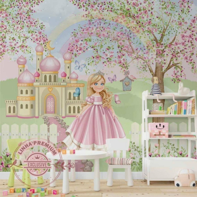 Papel De Parede Personalizado Princesinha