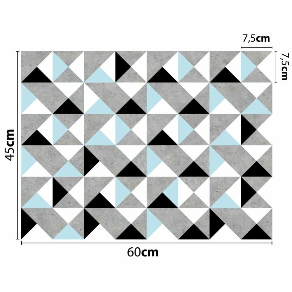 Revestimento Concreto com Azul