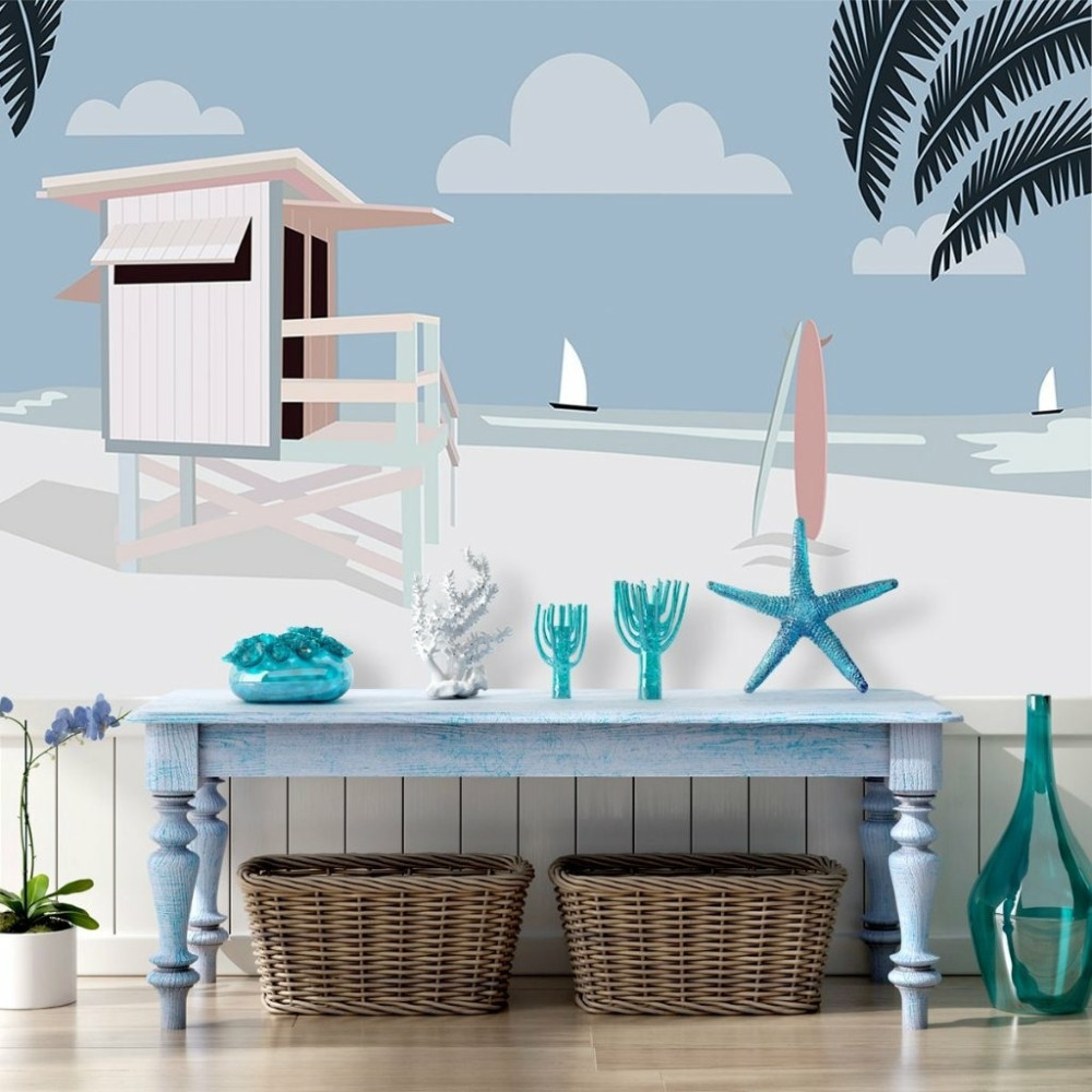 Papel De Parede Personalizado Beach Papel De Parede Personalizado Beach