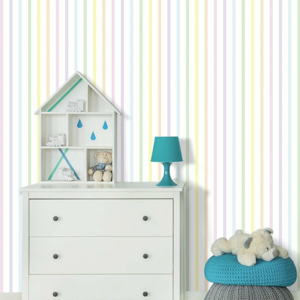 Papel de Parede Personalizado Rainbow Vertical