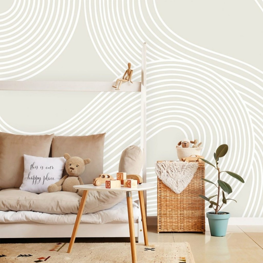 Papel De Parede Personalizado Clear Lines Papel De Parede Personalizado Clear Lines